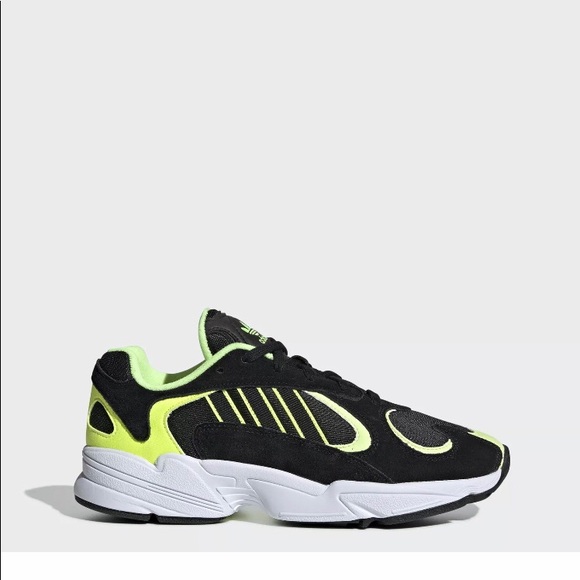 adidas Other - Adidas Yung 1 Black Neon Yellow Mens shoes